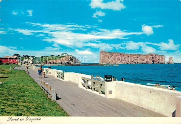 Perce Uferpromenade Kalksteinfelsen