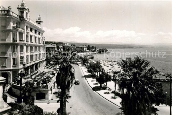 Opatija Abbazia Uferstrasse Promenade Strand