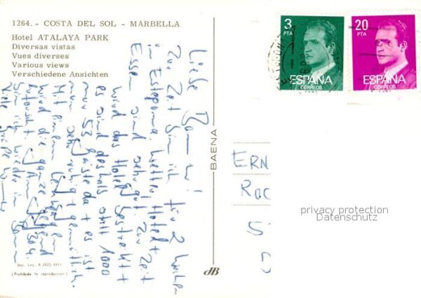 Marbella Andalucia Hotel Atalaya Park Swimming Pool Tennis – Bild 2