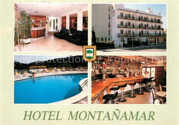 Lloret de Mar Hotel Montanamar Rezeption Bar Swimming