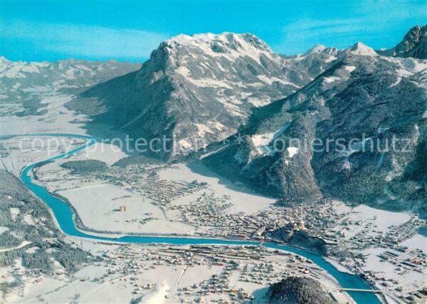 Kufstein Tirol Alpenstadt Fliegeraufnahme