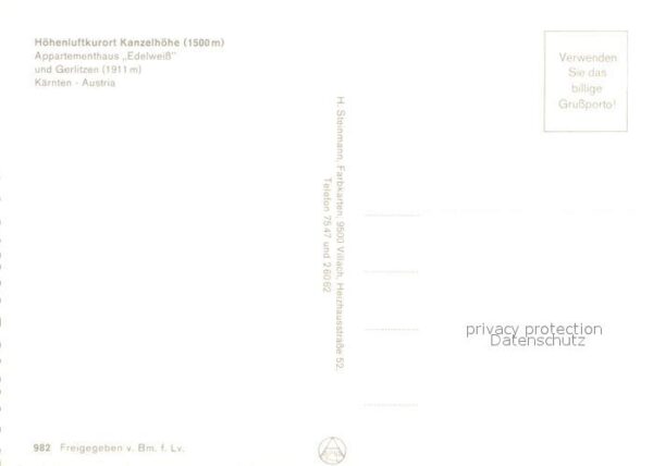 Kanzelhoehe Höhenluftkurort Appartementhaus Edelwei – Bild 2