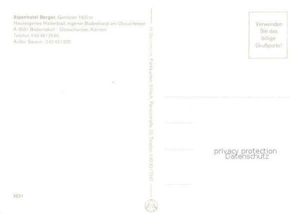 Bodensdorf Ossiacher See Alpenhotel Berger Alpen Fliegeraufnahme – Bild 2