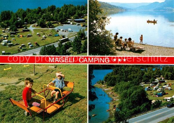 Tretten Mageli Camping Badestrand Kinderspielpl