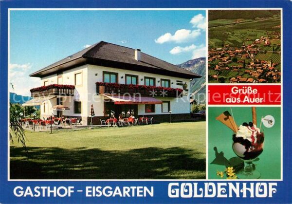 Auer Ora Suedtirol Gasthof Eisgarten Goldenhof Eisbecher F