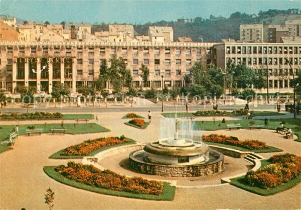 Salgotarjan Lenin ter Leninplatz Brunnen