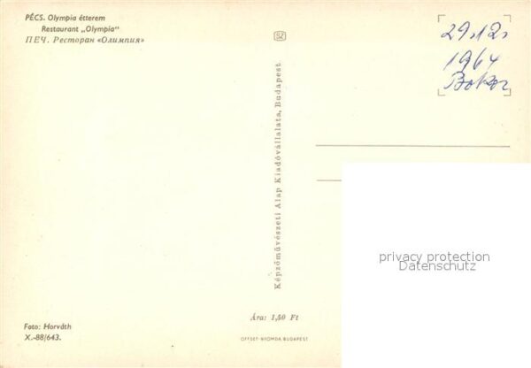 Pecs Olympia etterem Restaurant – Bild 2