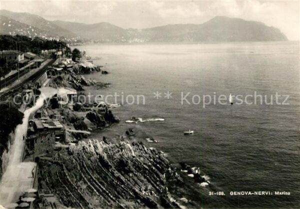 Nervi Marina Panorama Küste