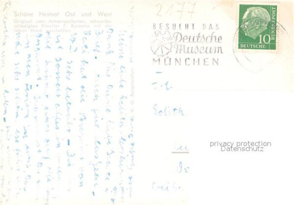 Oppeln Wingst Evangelische Kirche nach Ölgemälde von – Bild 2