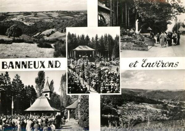 Banneux Notre Dame et environs Landschaftspanorama Wallfah