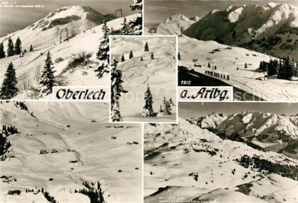 Oberlech Lech Vorarlberg Panorama Wintersportplatz Alpen