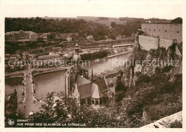 Dinant Wallonie Vue prise des Glacis de la Citadelle