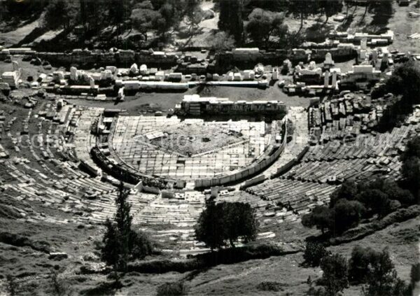 Athenes Athen Dionysos Theater Antike Stätte