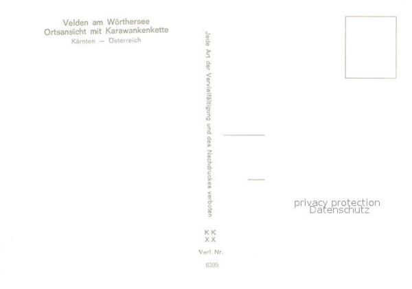 Velden Woerthersee Ortsansicht mit Karawankenkette Flieger – Bild 2