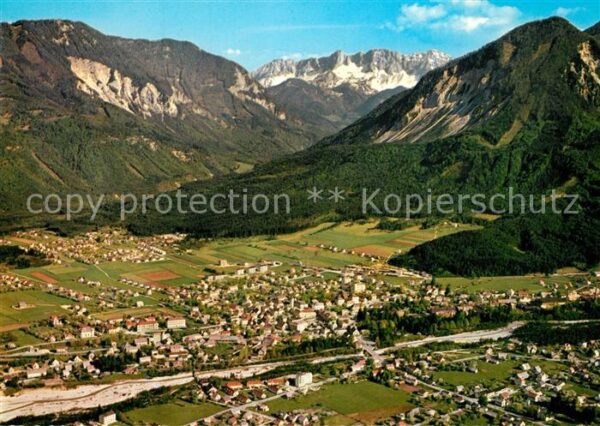 Ferlach Kaernten Rosental mit Koschutta Karawanken Flieg