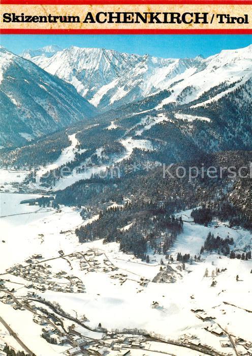 Achenkirch Wintersportplatz Christlum Skigebiet Fl