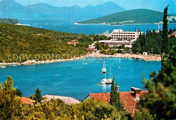Korcula Panorama mit Hotel Bon Repos