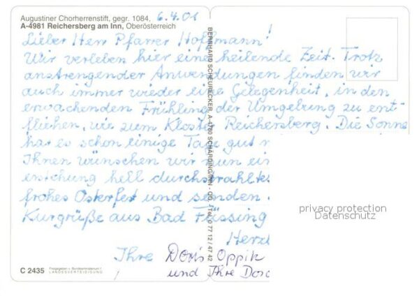Reichersberg Inn Augustiner Chorherrenstift Fliegeraufna – Bild 2