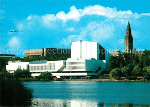Helsinki Finlandia talo Halle Kirchturm