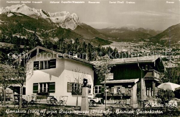 Garmisch-Partenkirchen Bergwirtschaft Gamshütte Wettersteingeb