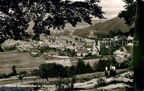 Klosterreichenbach Ansicht vom Waldrand aus Luftkurort im