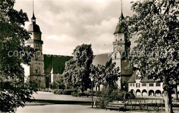 Freudenstadt Evangelische Stadtkirche mit Anlagen Ku