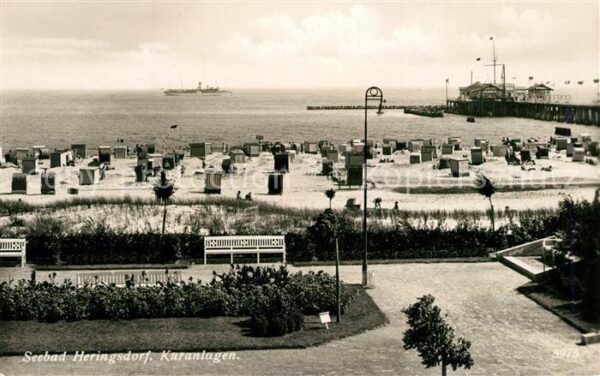 Heringsdorf Ostseebad Usedom Kuranlagen Strand Seebrücke