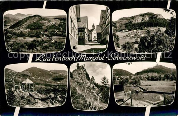 Lautenbach Gernsbach Landschaftspanorama Murgtal Schwarzwald