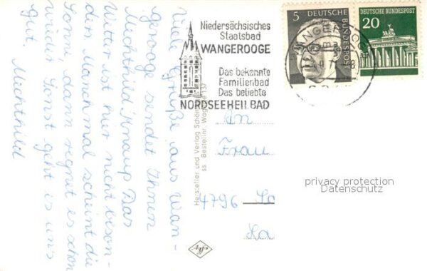 Wangerooge Nordseebad Westturm Strand Leuchtturm Fähre – Bild 2