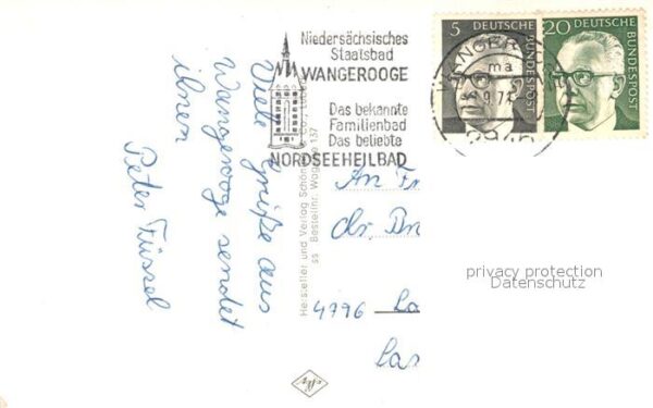 Wangerooge Nordseebad Westturm Strand Leuchtturm Fähre – Bild 2