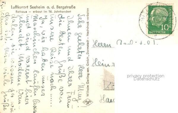 Seeheim-Jugenheim Rathaus 16. Jhdt. Fachwerkhaus – Bild 2