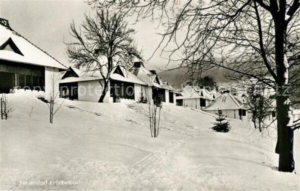 Kroeckelbach Odenwald Feriendorf im Winter Ferienhäuser
