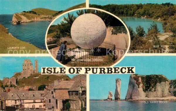 Isle of Purbeck Lulworth Cove Great Globe Swanage Blue