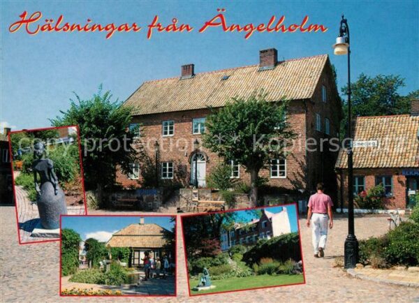 Aengelholm Teilansichten Statue