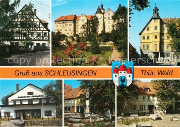Schleusingen Kehrsmühle Schloss Bertholdsburg Rathau
