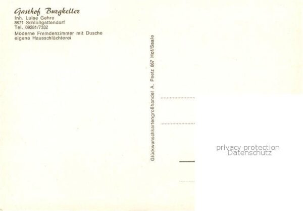 Schlossgattendorf Gasthof Burgkeller – Bild 2