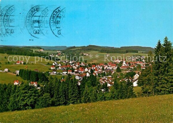 Schonach Schwarzwald Panorama Höhenluftkurort Wintersportpla