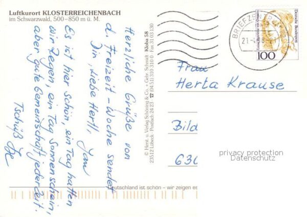 Klosterreichenbach Teilansichten Luftkurort im Schwarzwald – Bild 2