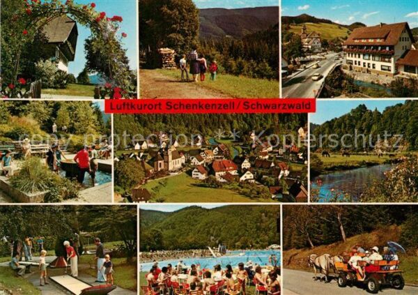 Schenkenzell Teilansichten Luftkurort im Schwarzwald