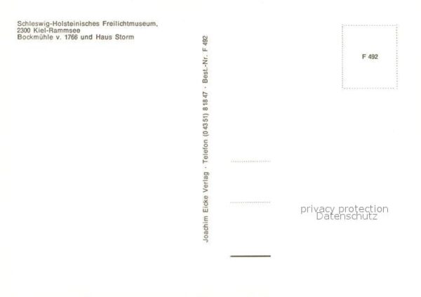 Rammsee Kiel Schleswig Holsteinisches Freilichtmuseu – Bild 2