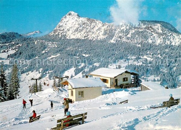 Tannheim Tirol Hubertushütte Wintersportplatz Alpen