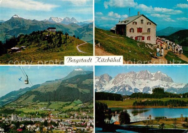 Kitzbuehel Tirol Panorama Bergstadt Luftkurort Kitzbühel