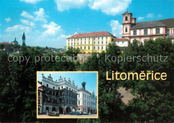 Litomerice Leitmeritz Nordboehmen Byvaly jezuitsky komplex kostela a rezi