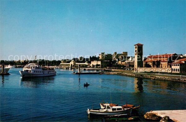 Rhodos Rhodes Aegaeis Hafen Fähre