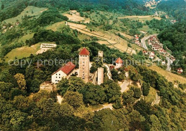 Heppenheim Bergstrasse Starkenburg Blick ins Kirschhausener Ta