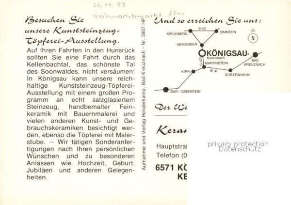 Kellenbach Koenigsau Töpferei Seifert – Bild 2