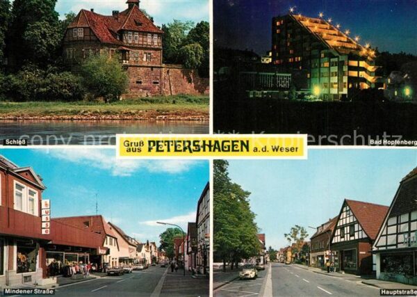 Petershagen Weser Schloss Mindener Strasse Hauptstrasse B