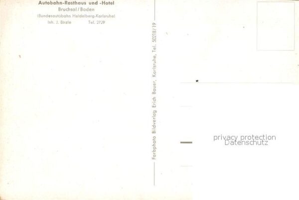 Bruchsal Autobahn Rasthaus Hotel – Bild 2