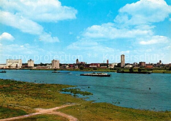Wesel Rhein Rheinansicht Binnenschifffahrt