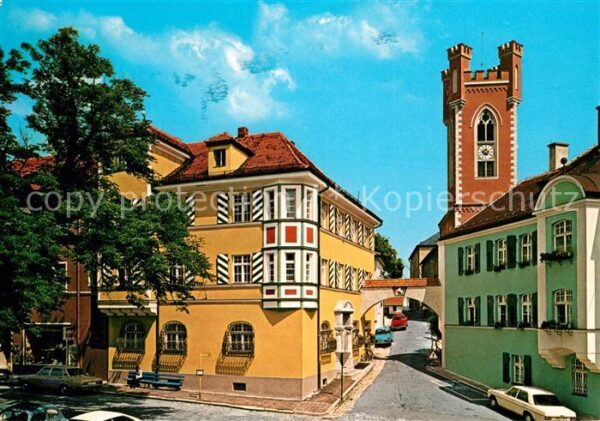 Furth Wald Blick zum Stadtturm Altstadt